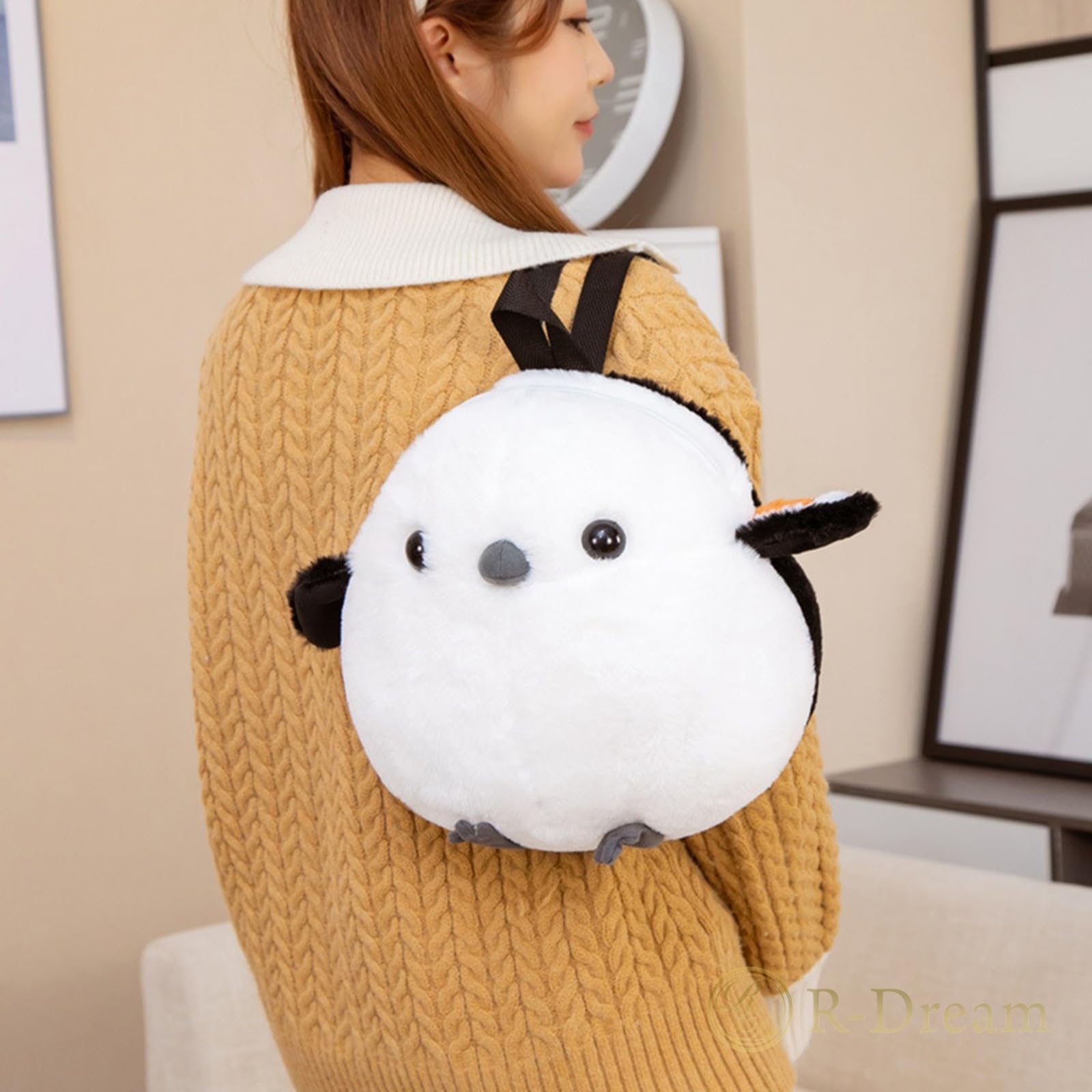 Amazon.co.jp: [R-Dream] シマエナガ リュック バッグ ぬいぐるみ